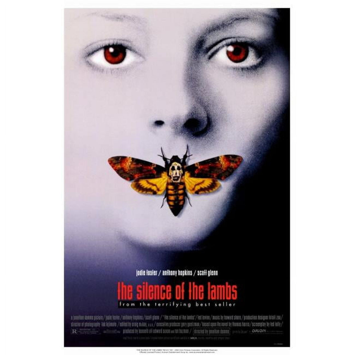 The Silence of the Lambs Movie Poster 11x17 - iconic horror film art