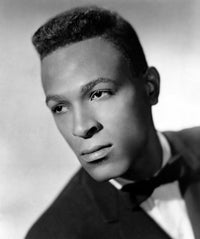 Portrait photo print of Marvin Gaye, iconic musician