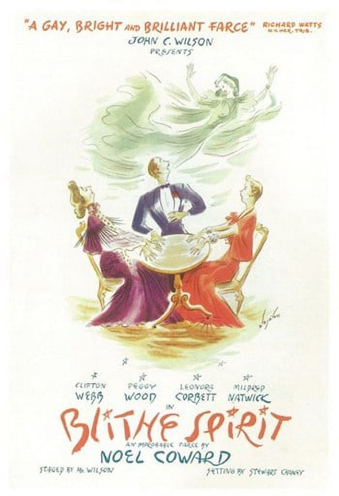 Blithe Spirit Broadway Movie Poster 11x17 size