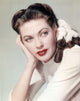 Close-up portrait photo print of Yvonne DeCarlo