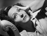 Gloria Swanson classic portrait photo print in lying pose.