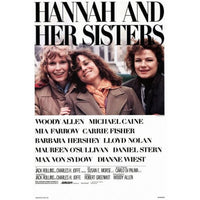 Hannah and Her Sisters movie poster print in 27x40 size.