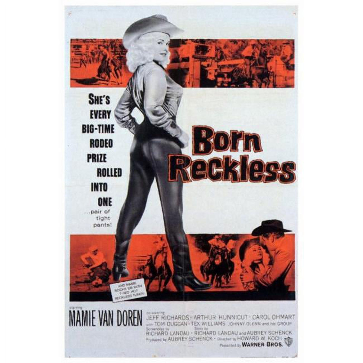 Born Reckless Movie Poster Print in 27x40 size