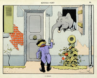 Benjamin Rabier Vintage Poster Print showcasing whimsical illustration