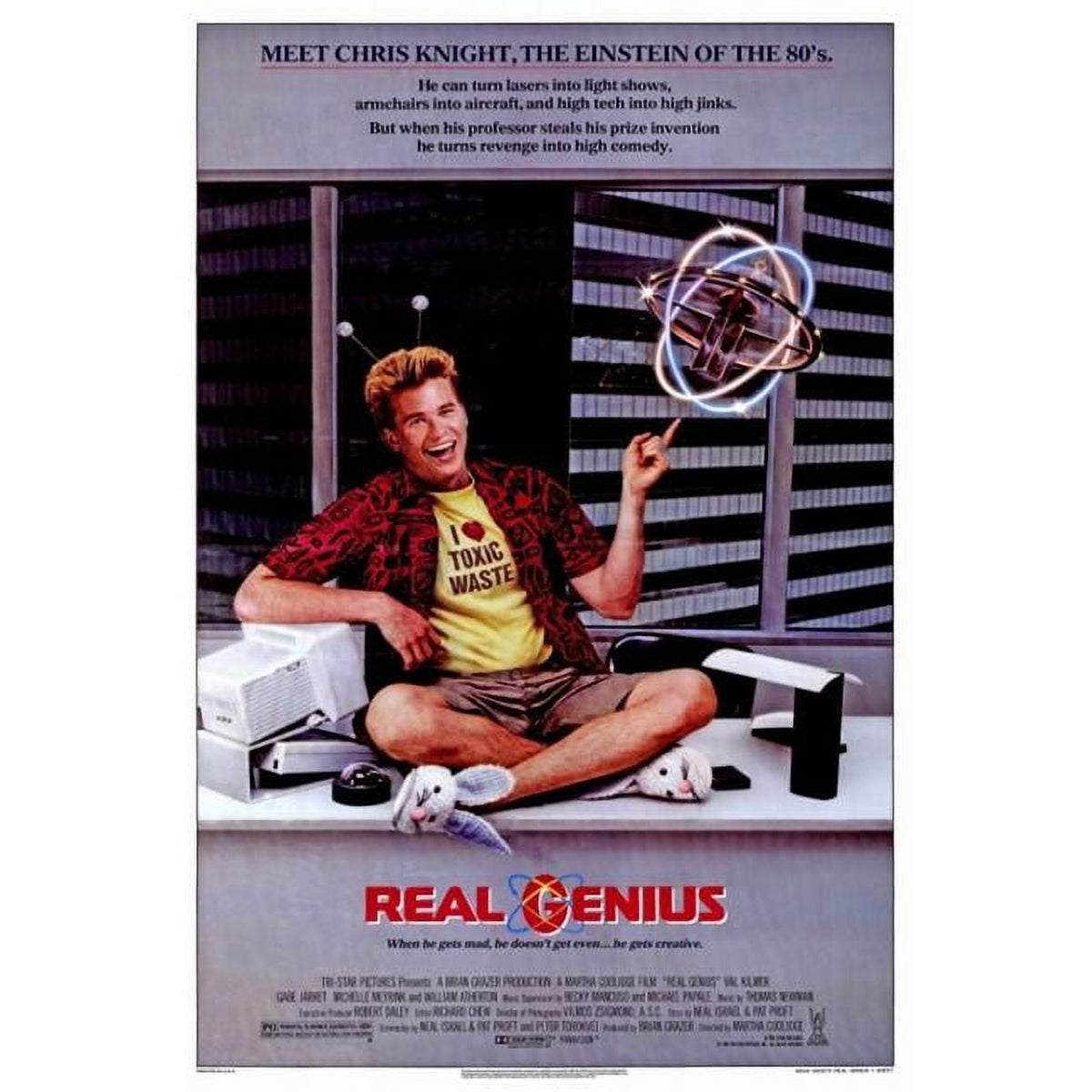 Real Genius Movie Poster Print in vibrant colors, 27x40 size.