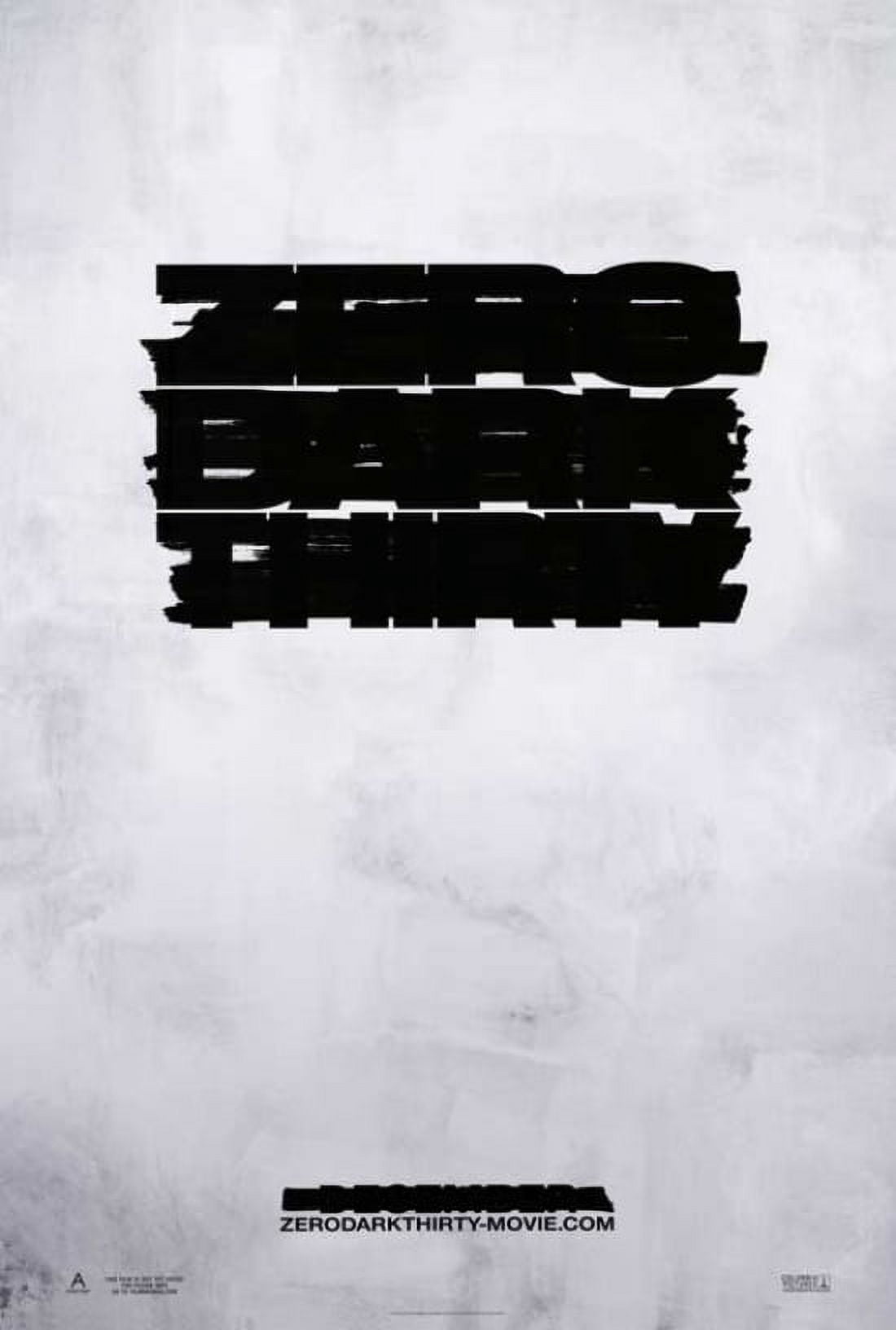 Zero Dark Thirty Movie Poster 11x17 - Captivating film art