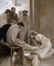 Jesus Washing the Feet of His Disciples poster print by Albert Edelfelt, art print available in multiple sizes.