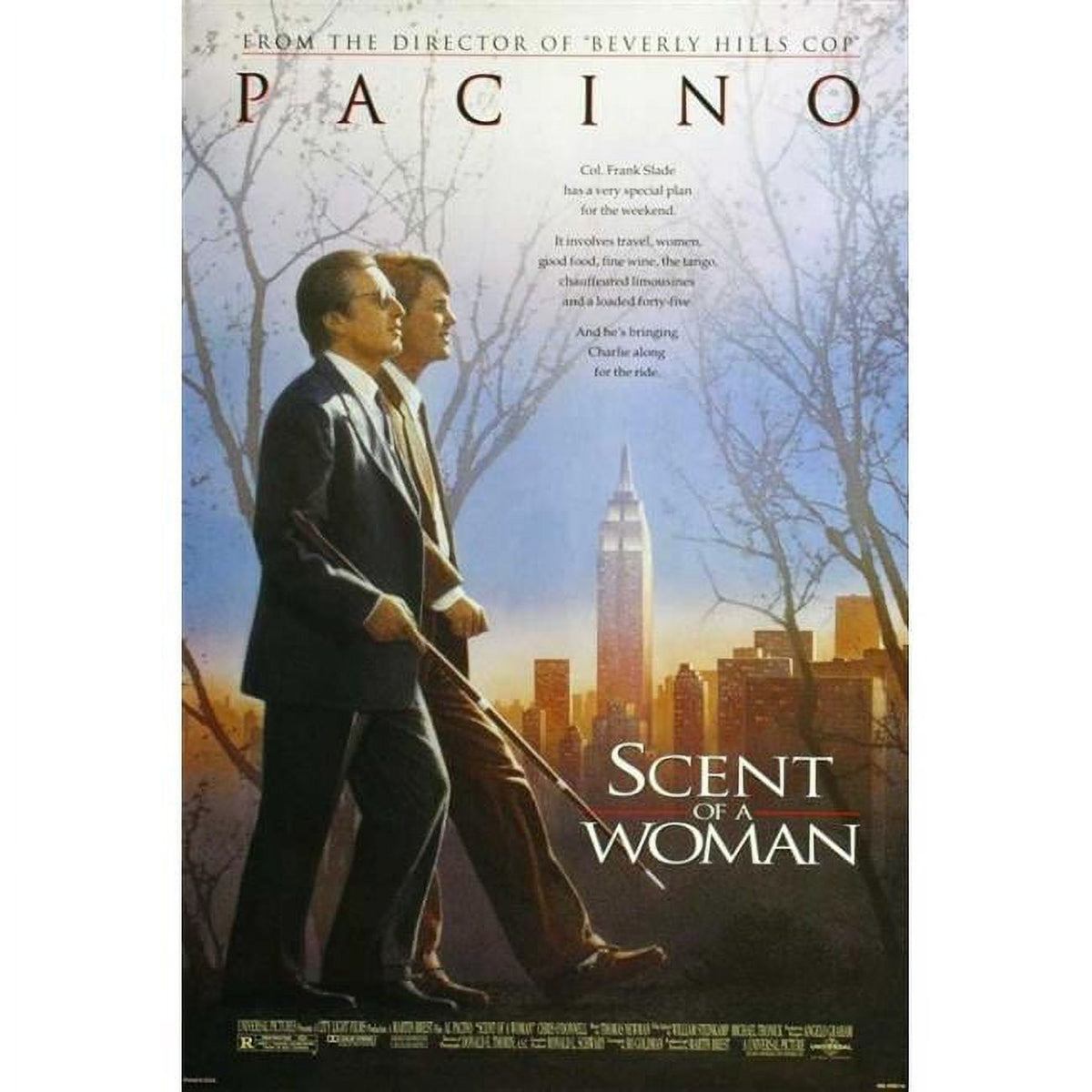 Scent of a Woman Movie Poster 11x17 print featuring classic cinema imagery.