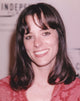 Parker Posey portrait in red blouse photo print