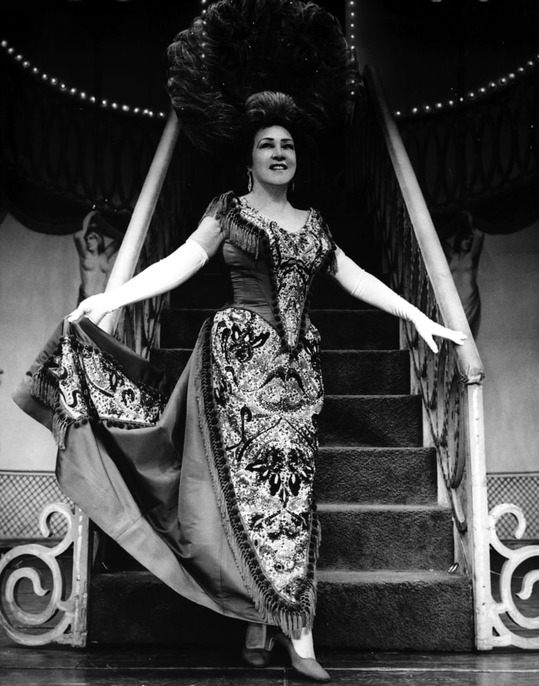 Ethel Merman evening gown photo print, 8x10 and 16x20 options.
