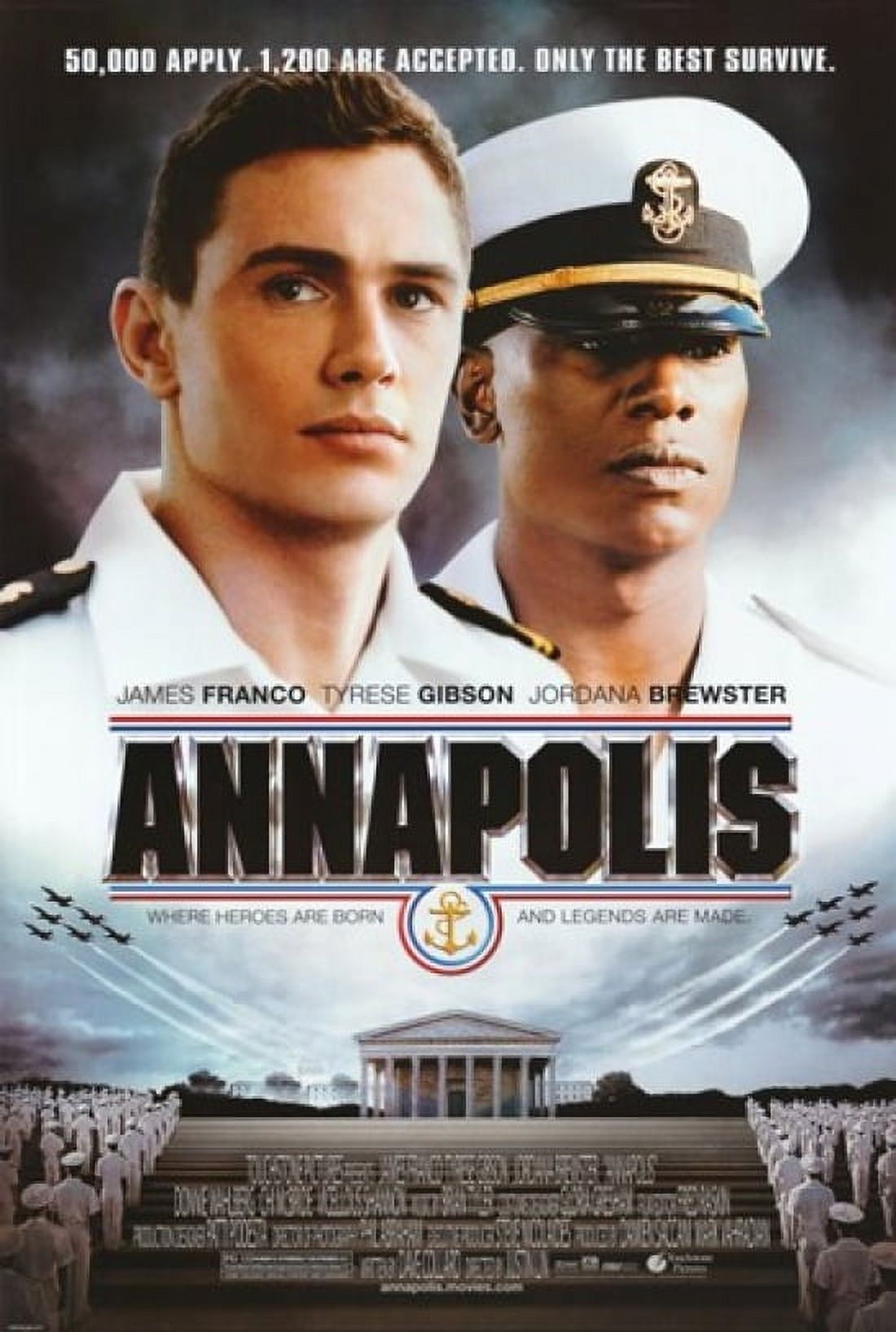 Annapolis Movie Poster 11x17 print showcasing action and drama.