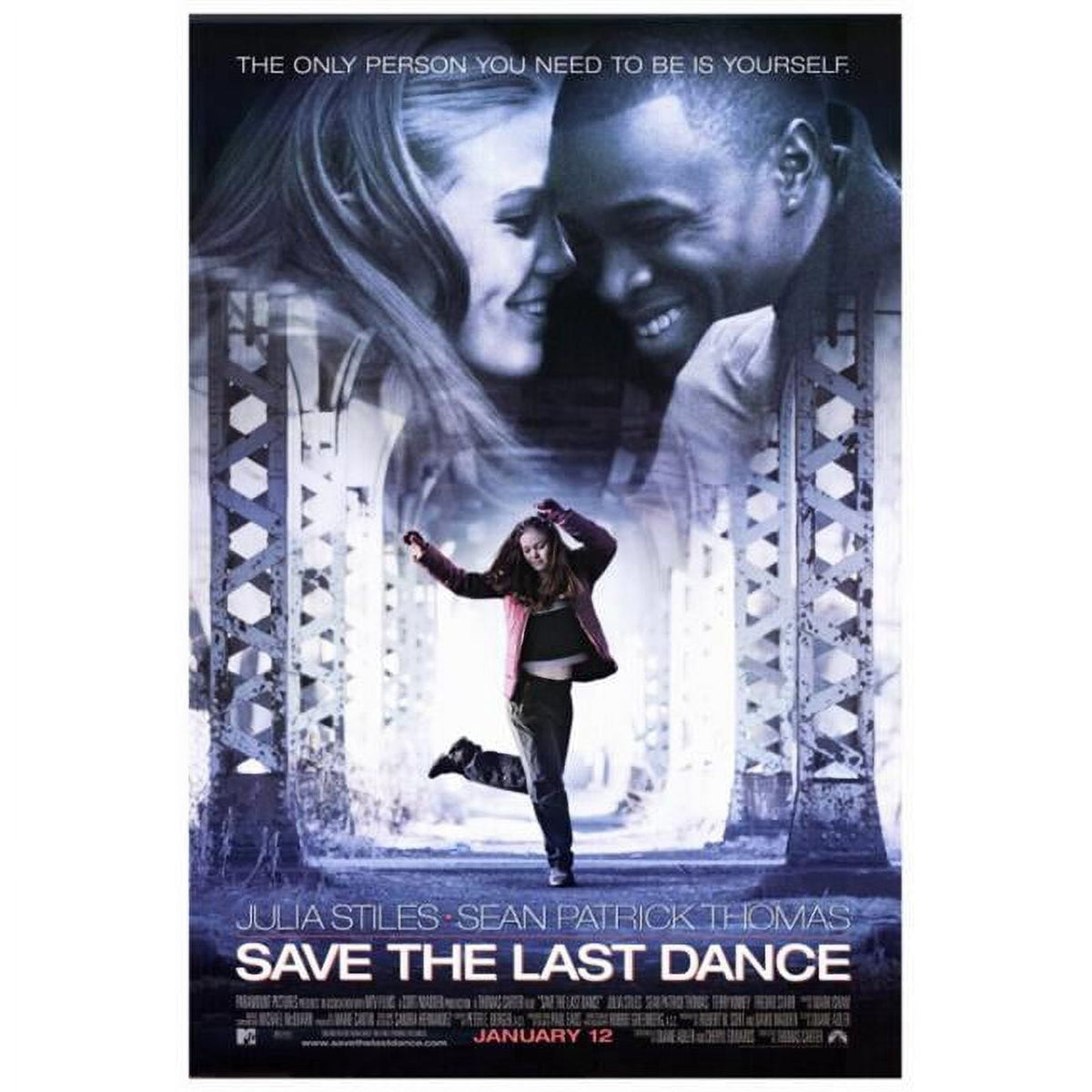 Save the Last Dance Movie Poster Print in vibrant colors.