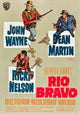 Rio Bravo Movie Poster Print featuring John Wayne, Dean Martin, and Ricky Nelson