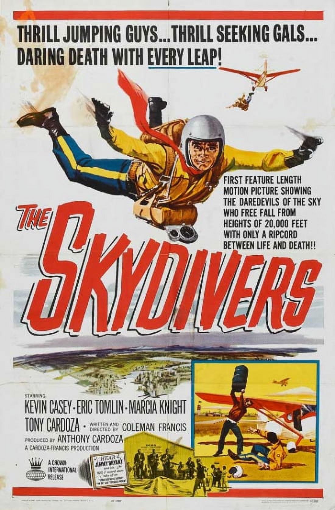 The Skydivers Movie Poster 11x17 print