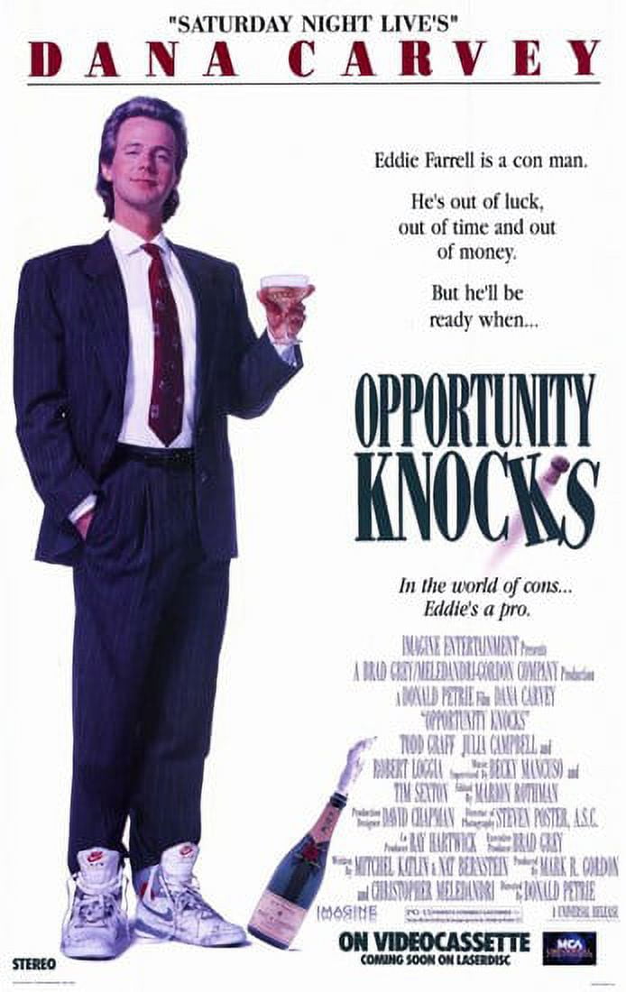 Opportunity Knocks Movie Poster 11x17 print featuring classic film art.
