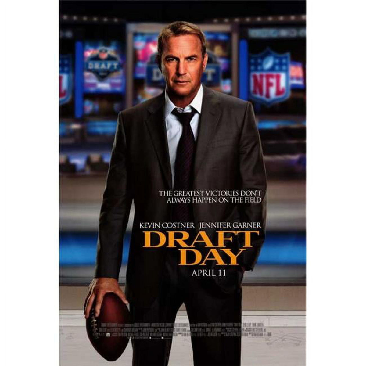 Draft Day Movie Poster 11x17 - NFL sports film decor