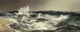 The Much Resounding Sea art print by Thomas Moran, 1884, ocean landscape.