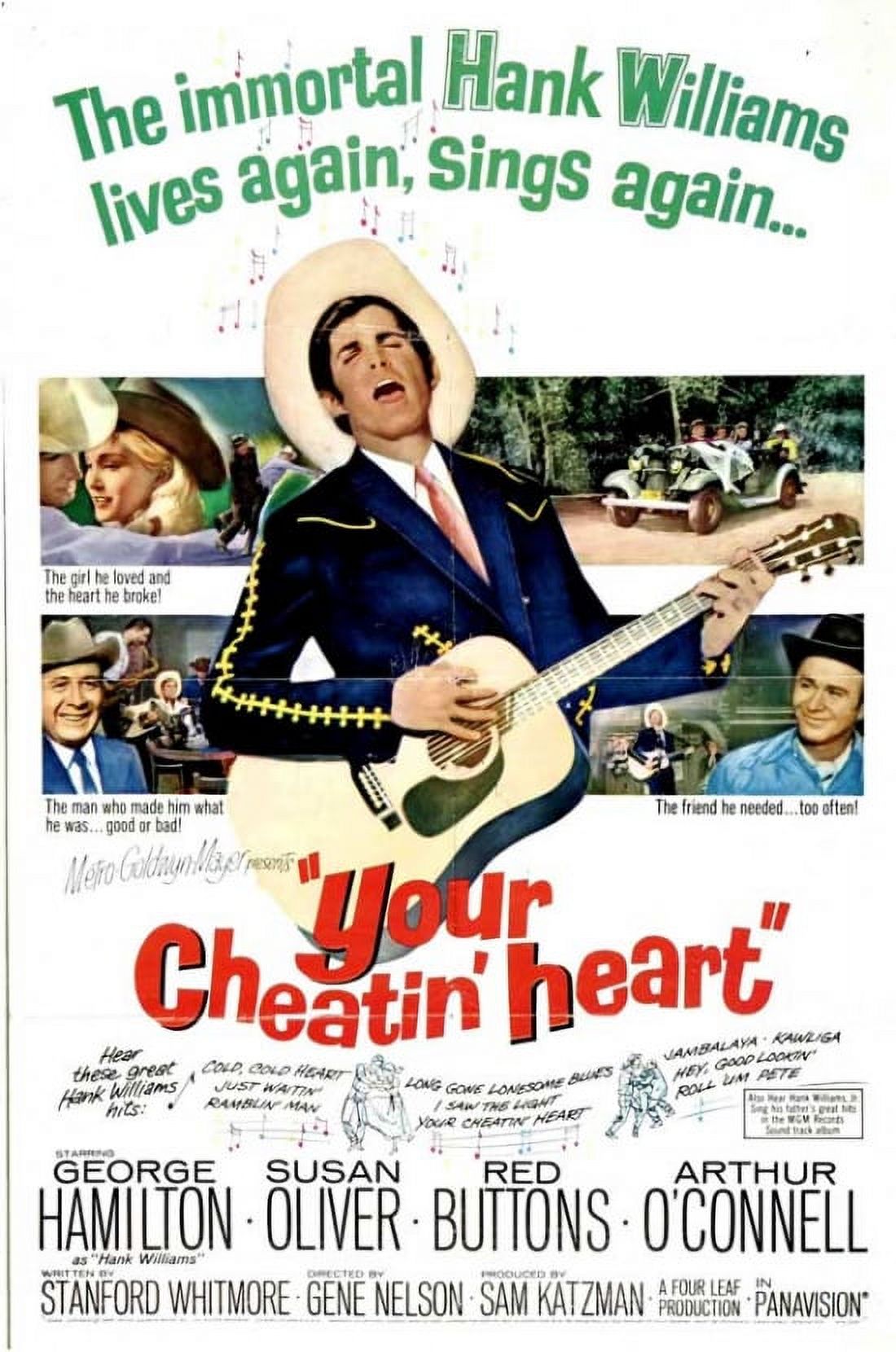 Your Cheatin' Heart movie poster 11x17 print