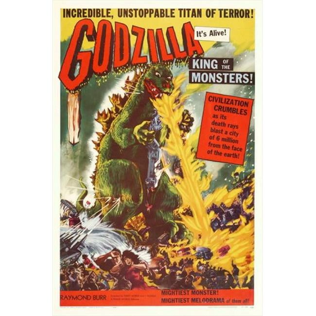 Godzilla King of the Monsters Movie Poster Print 27x40