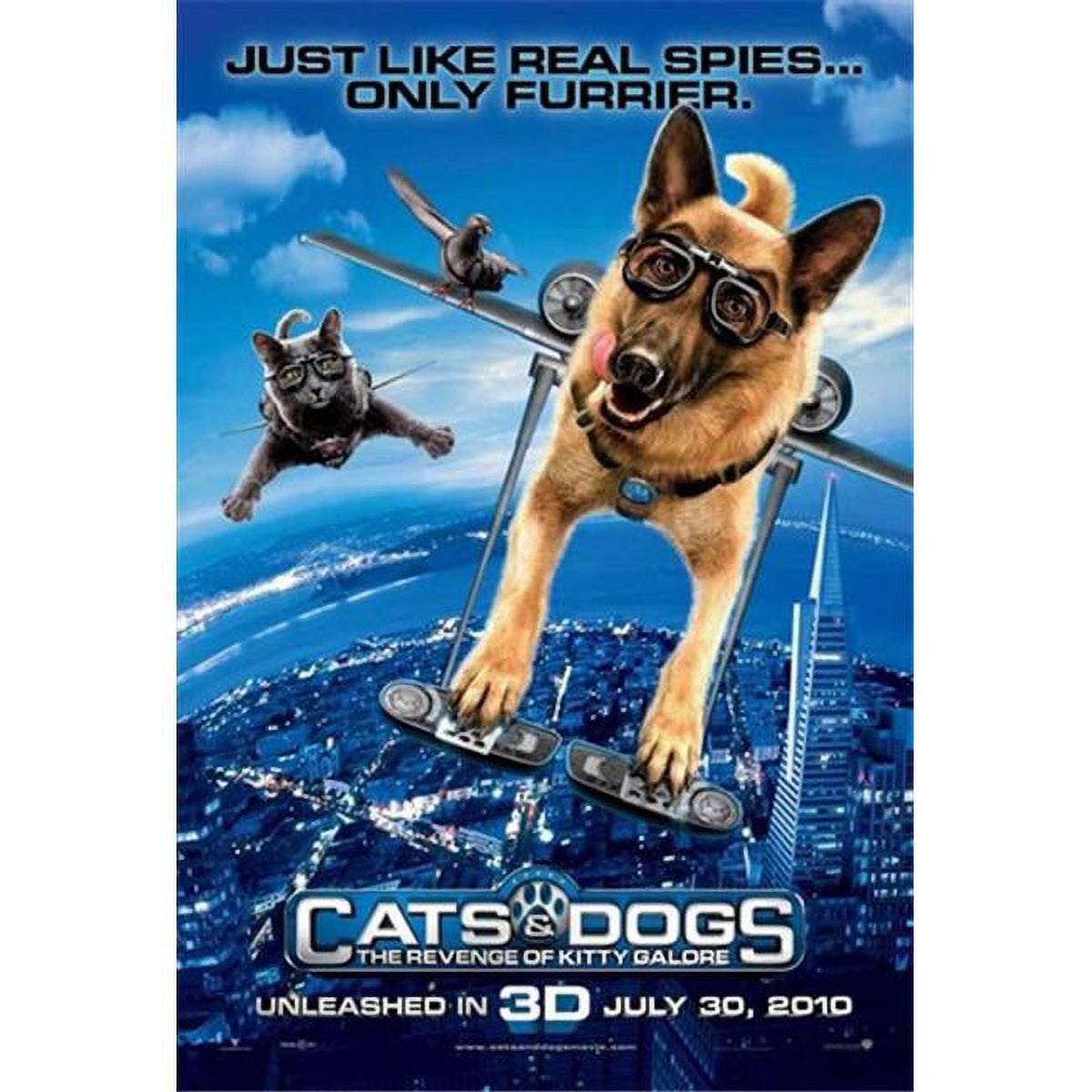 Cats and Dogs: The Revenge of Kitty Galore Movie Poster - Style A (11x17)
