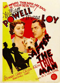 After The Thin Man Movie Poster featuring Myrna Loy and William Powell