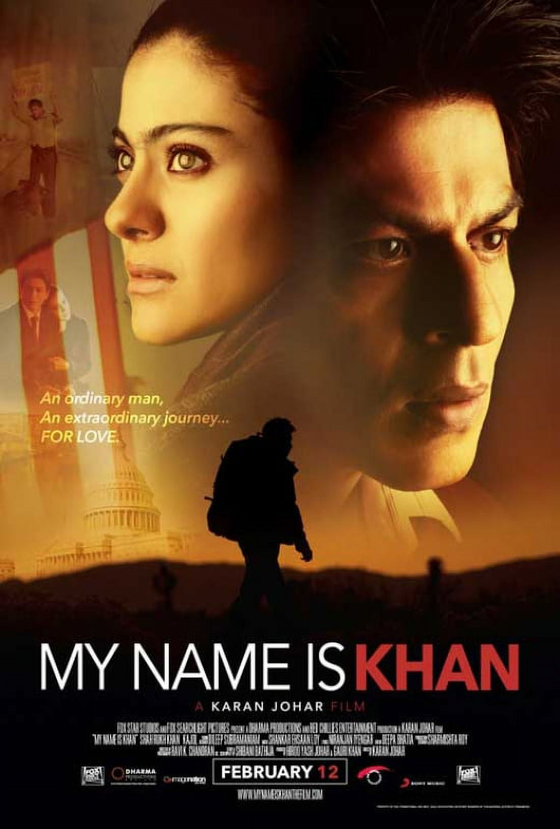 My Name Is Khan Movie Poster Print 27x40