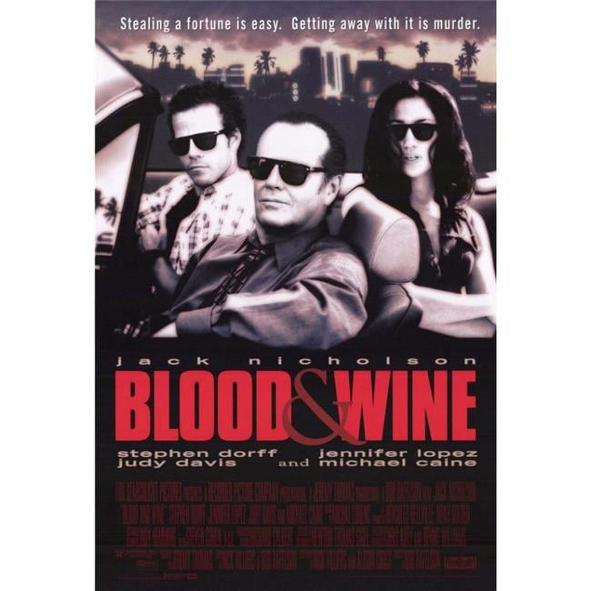 Blood and Wine Movie Poster Print - 27x40 size