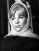 Julie Christie portrait photo print featuring covered hair with scarf
