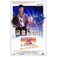 The Adventures of Buckaroo Banzai Across the Eighth Dimension movie poster print, 27 x 40 inches.