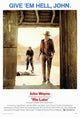 Rio Lobo Movie Poster Print featuring John Wayne in a classic Western film.