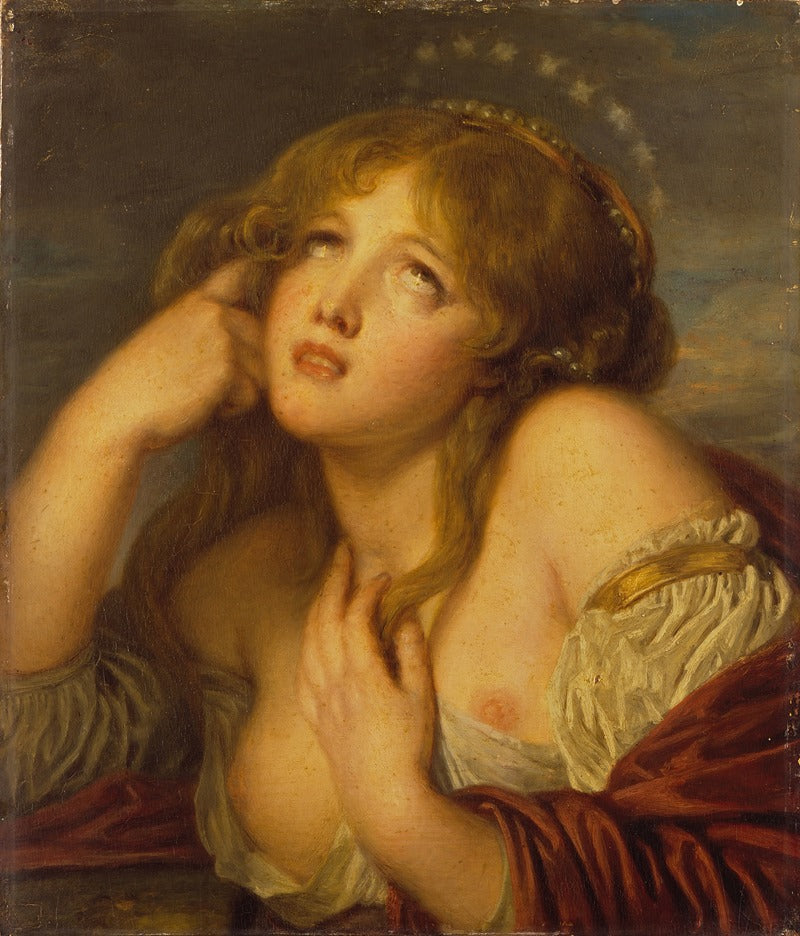 Ariadne poster print by Jean-Baptiste Greuze, 1803-1804.