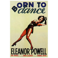 Born to Dance Movie Poster Print showcasing vibrant dance imagery.