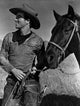 Montgomery Clift posed in cowboy attire photo print.