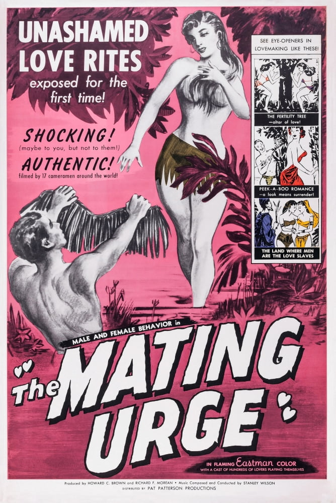 Mating Urge Us Movie Masterprint Poster 1959, 11x17