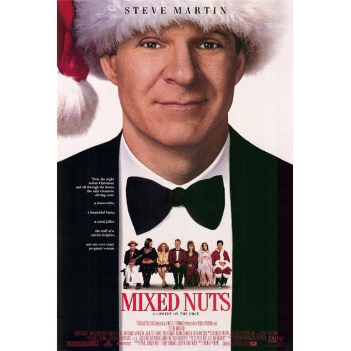 Mixed Nuts Movie Poster Print in 27x40 size, vibrant design.