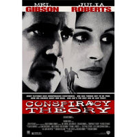 Conspiracy Theory Movie Poster - 11x17 print showcasing mystery and intrigue.