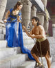 Samson and Delilah photo poster print featuring Hedy Lamarr and Victor Mature from the 1949 film.