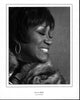 Patti LaBelle black and white photo print by Len Prince, capturing the essence of the iconic singer.