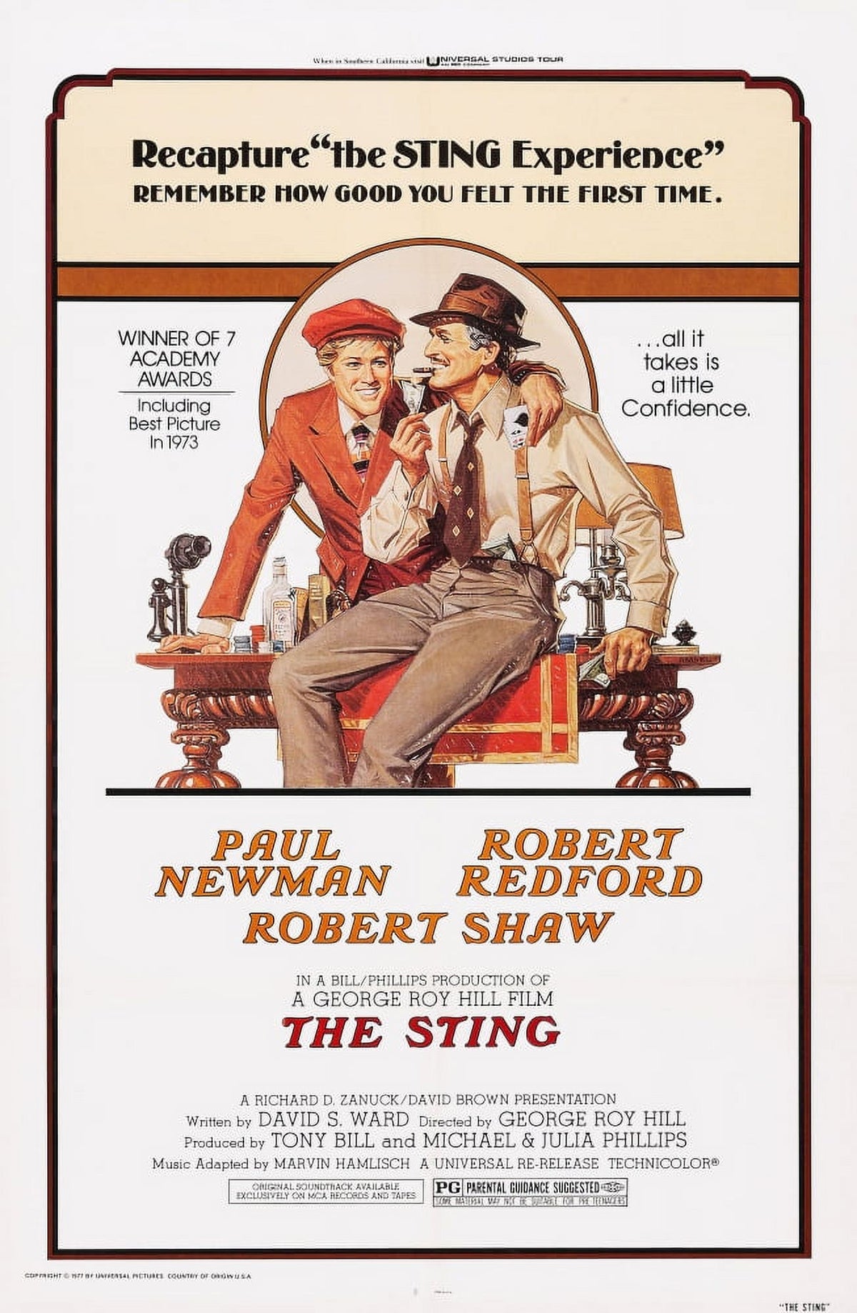 The Sting Movie Poster Masterprint - Classic Film Art, 11 x 17