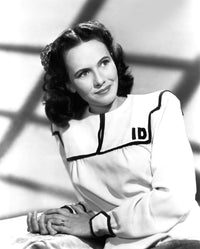 Vintage photo print of actress Teresa Wright from 1942.