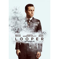Looper Movie Poster 11x17 print showcasing thrilling sci-fi visuals.