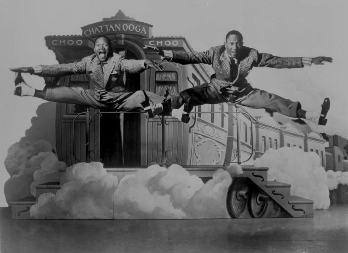 Publicity still photo print of The Nicholas Brothers in classic cinema.