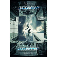 Insurgent movie poster print featuring vibrant design and thrilling imagery.