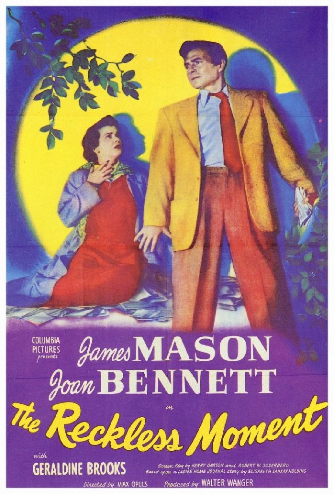 The Reckless Moment Movie Poster Print - 27x40 inches