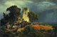 The Siege Defense of a Church Courtyard Poster Print by Karl Friedrich Lessing