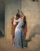 The Kiss art print by Francesco Hayez - 19th Century masterpiece