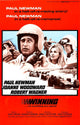 Winning from Left movie poster featuring Paul Newman, Joanne Woodward, and Robert Wagner in vibrant colors.
