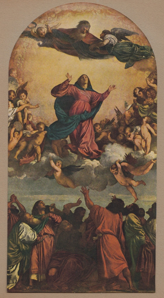 Assumption of the Virgin poster print by Titian in 8x10 size.