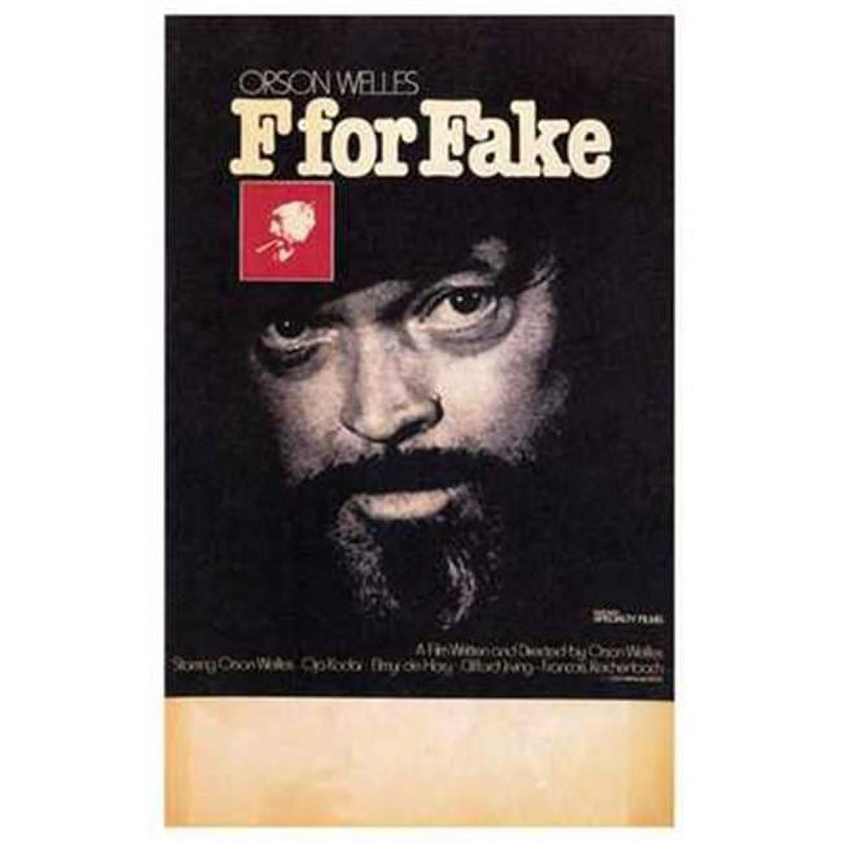 F for Fake movie poster 11x17 print showcasing cinematic themes