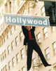 Jackie Chan photo print in black coat, 8 x 10 size